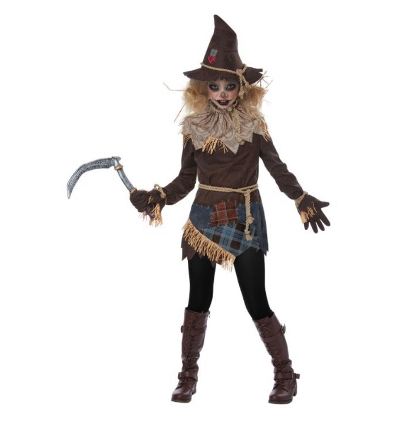 Creepy Scarecrow Girl  Costume 