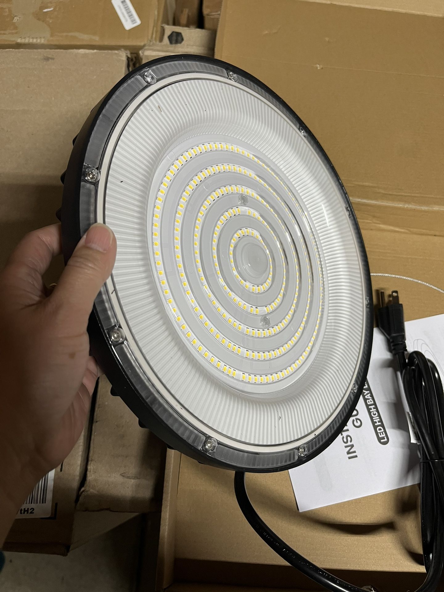 Used 200W LED High Bay Lights For Garage Warehouse Barn Shopping Center Shop Store