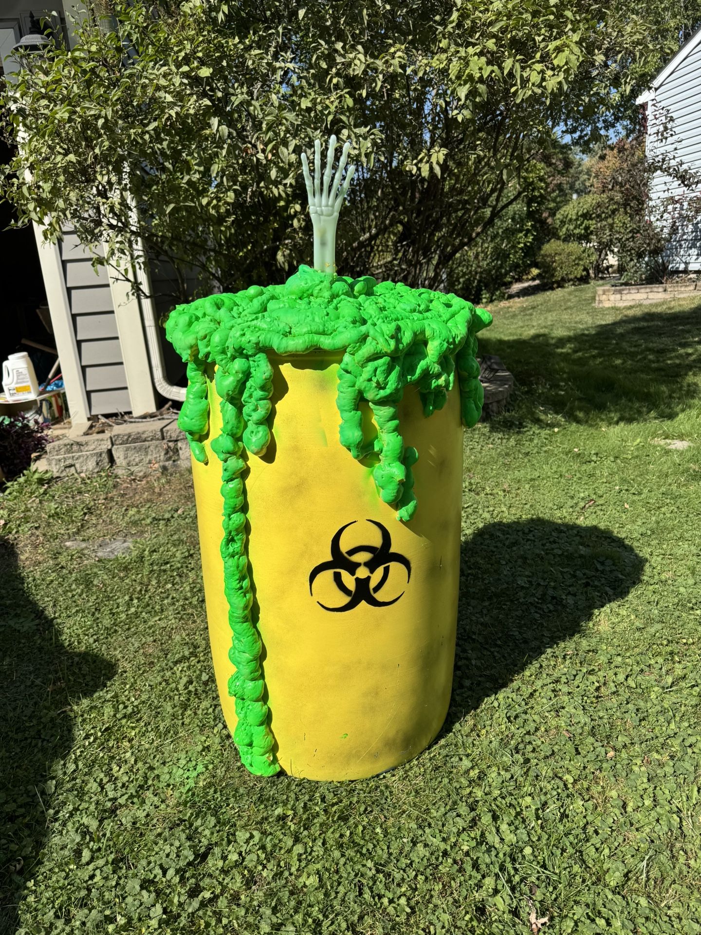 Halloween Decoration- Toxic Waste Barrel!