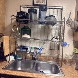 2-Tier Stainless Steel Dish Drying Rack