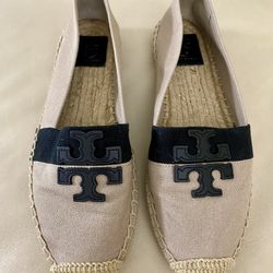 Tory Burch Flat Espadrille Size 7.5