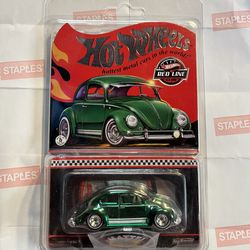 2024 HOT WHEELS RLC CLUB EXCLUSIVE vw KAWA-BUG-A W/BUTTON & PATCH IN PROTECTOR