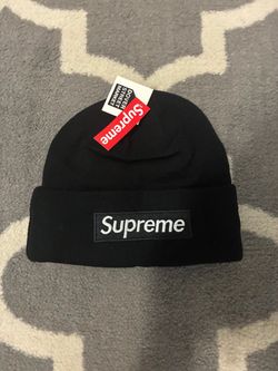 Black Supreme Beanie