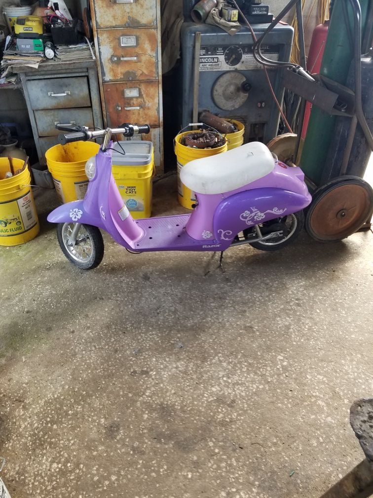 Pocket scooter made by razor