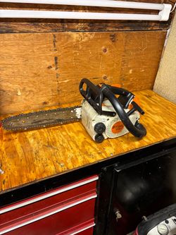 Stihl ms 019 T 12 inch bar & chain- small chainsaw.