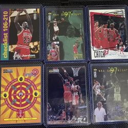 🔥 Michael Jordan Chicago Bulls Basketball NBA Card Lot (10 cards) 🏀 MJ / GOAT