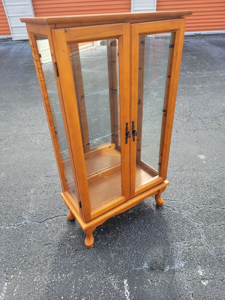 Vintage French Multi-Functional Glass Cabinet