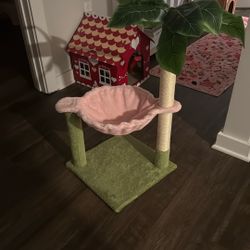 cat scratch post / bed 