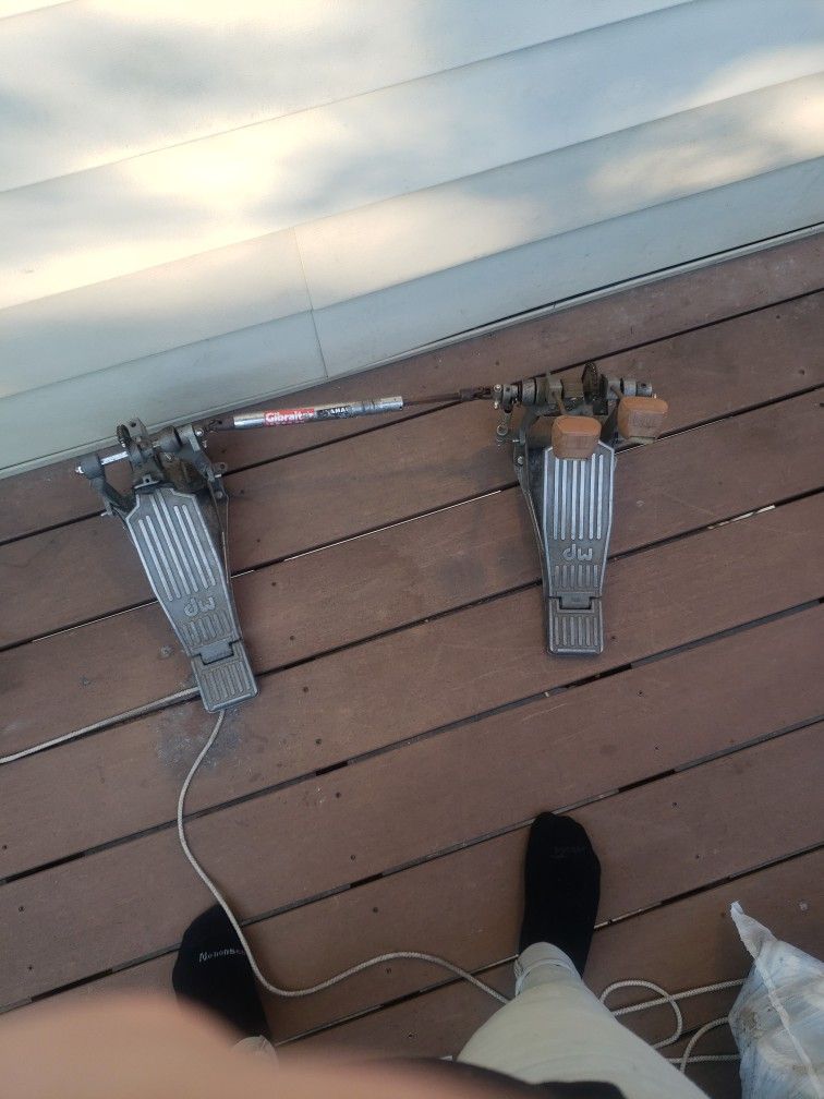 DW Double Foot Pedals