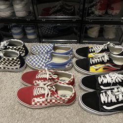 5 Pairs Of Vans For Sale