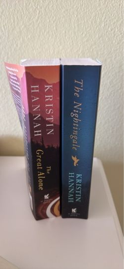 Christine Hanna, the great lawn and the Nightingale Kristin  Hannah, the great Alone and the Nightingale
