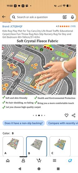 Safavieh Santa Monica Kids play mat