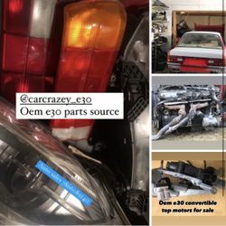 Bmw E30 Parts For Sale 