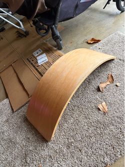 Montessori wooden balance board