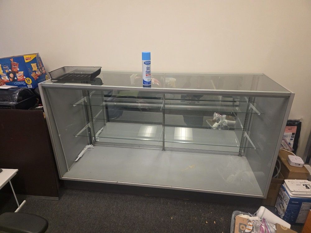 Glass Display Cases X2
