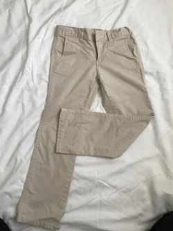 Girls khaki pants size 7