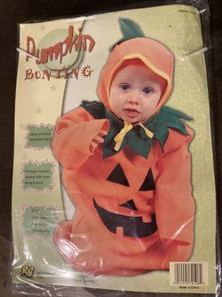 Baby pumpkin bunting