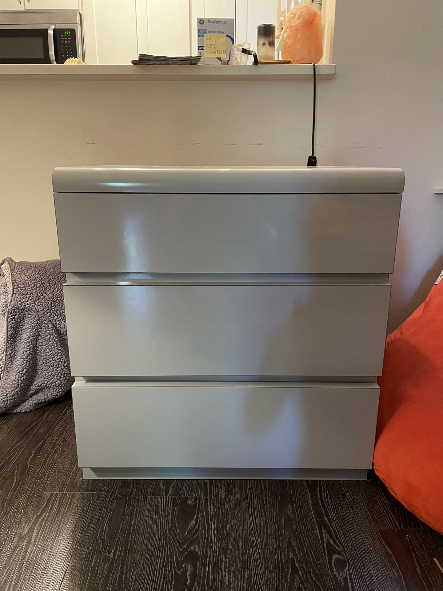 90s grey dresser LIKE NEW