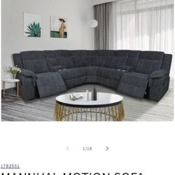 Modular Sectional Sofa Living Room Furniture Couch Living Room Furniture Sofa Modern Furniture Dark Gray Sofa Recliner Reclining Couch