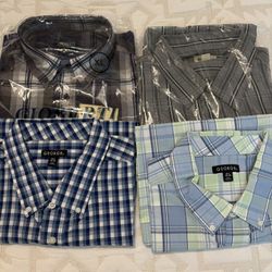Men’s Short Sleeve Button Down Shirts 