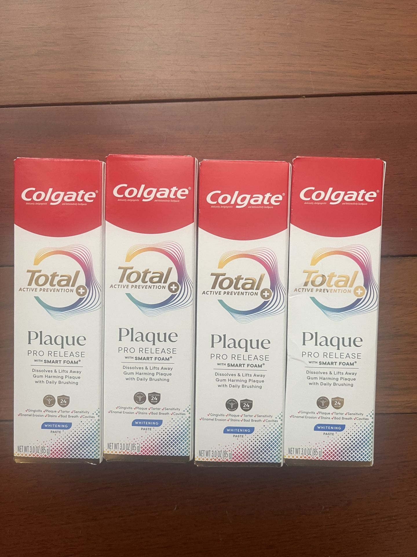 Colgate Total Plaque Pro Release Whitening Toothpaste, $3 Each