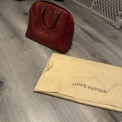 Louis Vuitton Alma Bb Monogram Red 