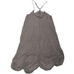 Women’s Volume Drape Maxi Dress In Gray Size Medium