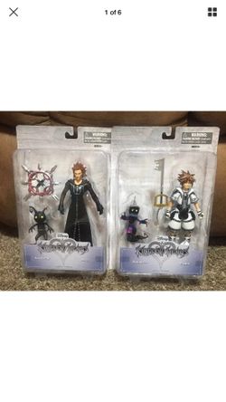 Disney Kingdom Hearts 4 Figure Lot Diamond 2017 Soldier Sora Shadow Axel RARE