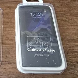 Genuine Samsung Galaxy S7 Edge S-View Flip and Clear Cases - BRAND NEW