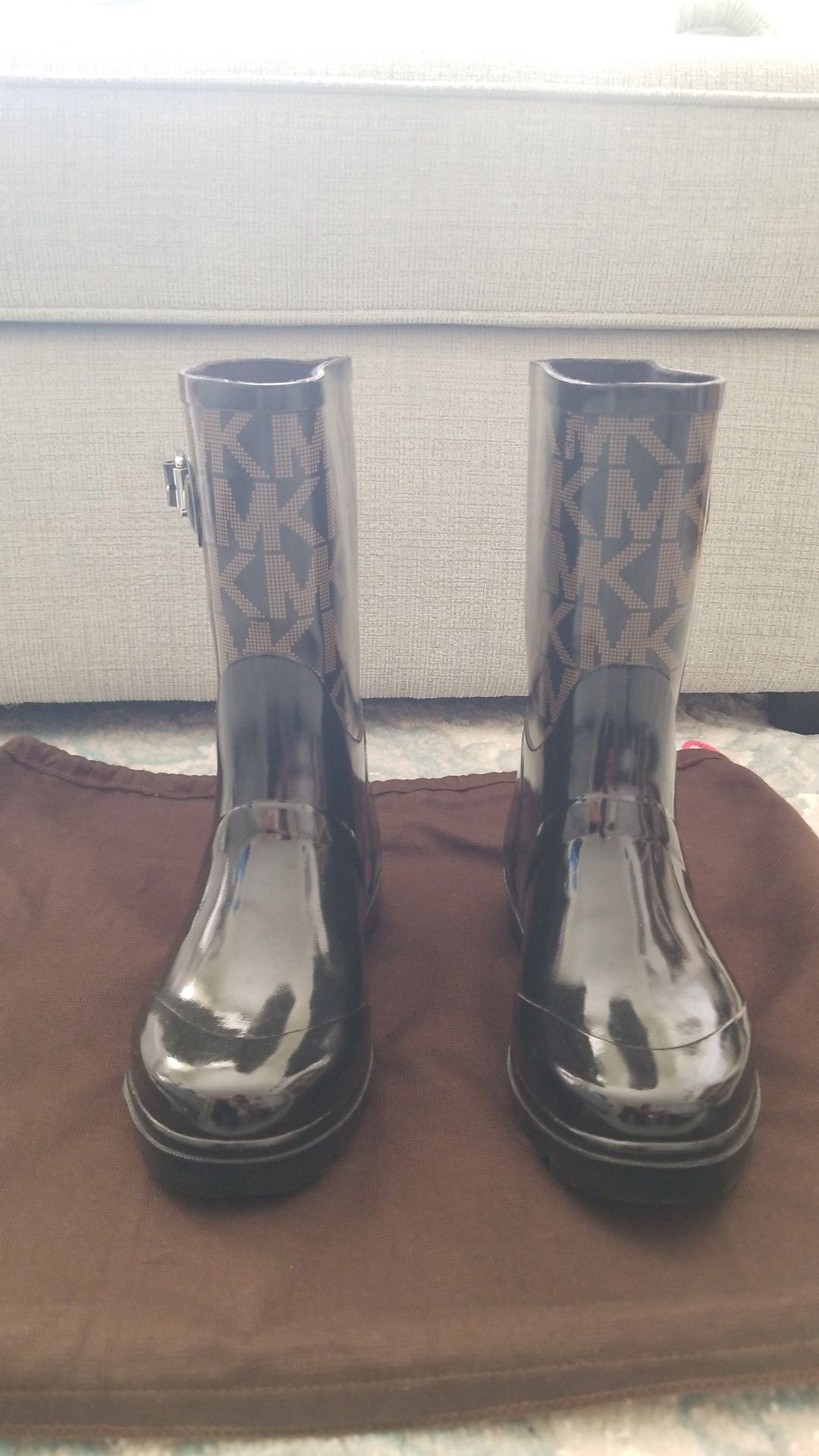 Michael Kors Monogram Rain Boots