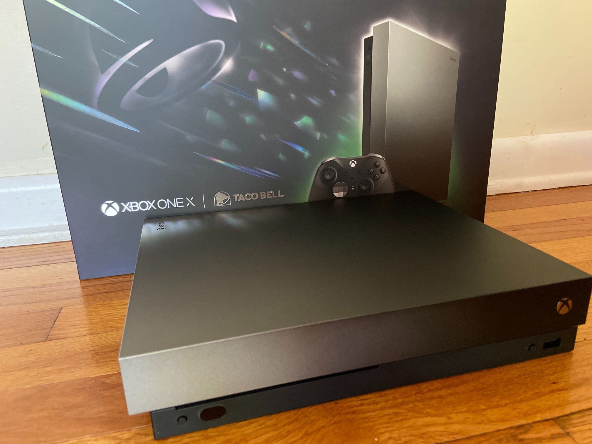 Microsoft Xbox One X Eclipse Taco Bell Edition