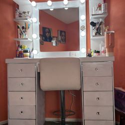 Vanity And Shelves 