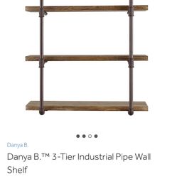 Industrial Pipe Shelf