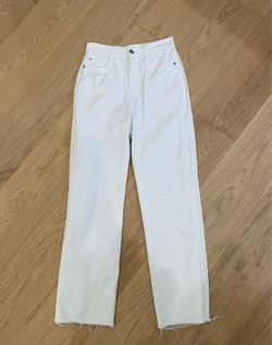 Zara White Jeans Size 2