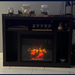 Electric Fireplace TV Stand – Great Condition