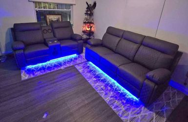 New sofa and loveseat in box buy now pay later $39 down no credit Neede