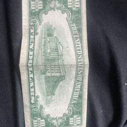 1950  10 Dollar Bill