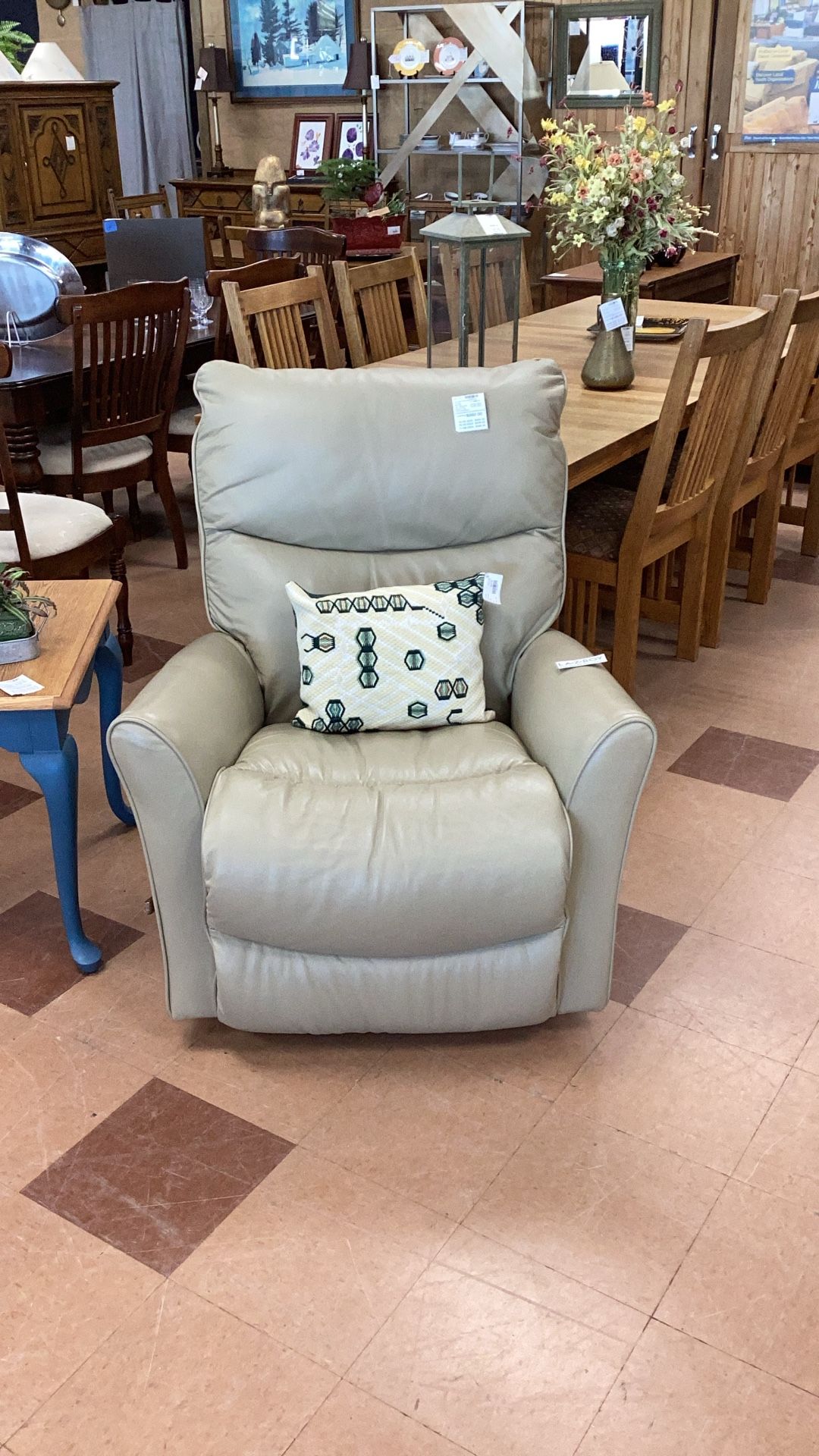 La Z Boy Leather Recliner