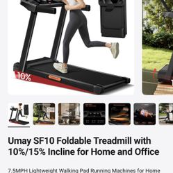 Treadmill With Incline Foldable SF10