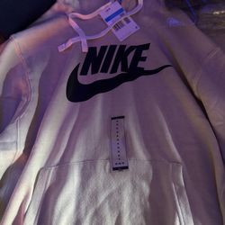 Brown Nike hoodie size medium