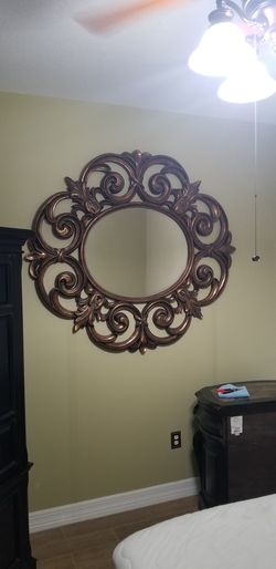 Massive 55inch Ornate Mirror 