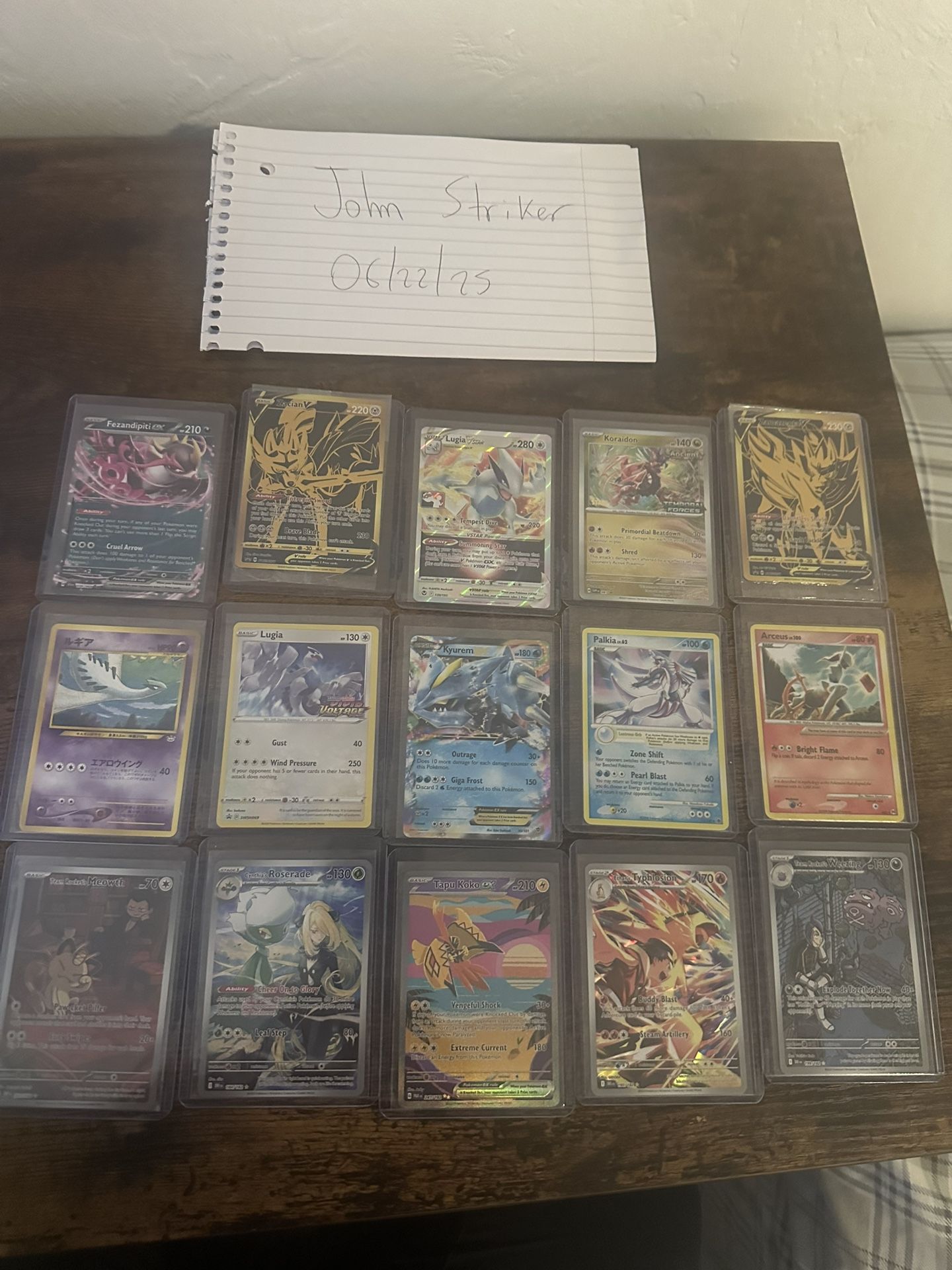 Pokemon lot NM- M