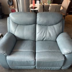 Loveseat, Leather Couch 