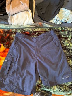 PFG Columbia Navy Shorts