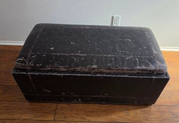 Leather Ottoman