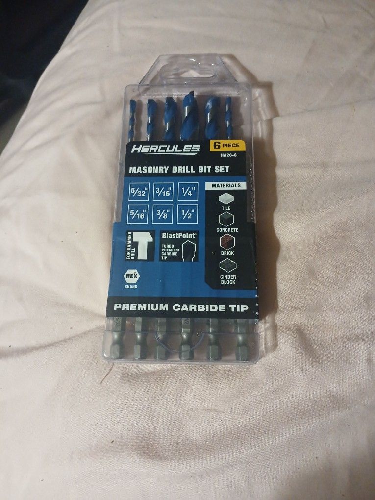 Masonry Drill BIT 6 Pc.