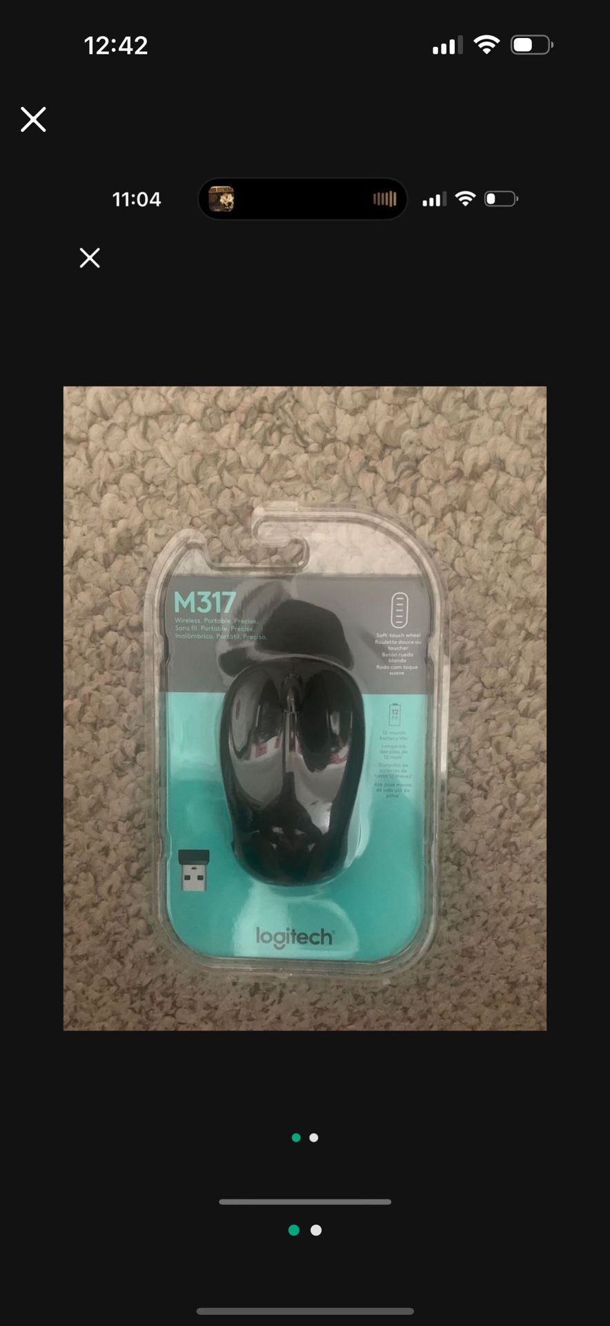 Logitech Wireless Optical Mouse