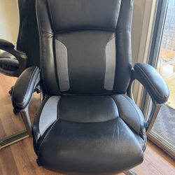 Serta Executive Office Chair -Black Faux Leather 