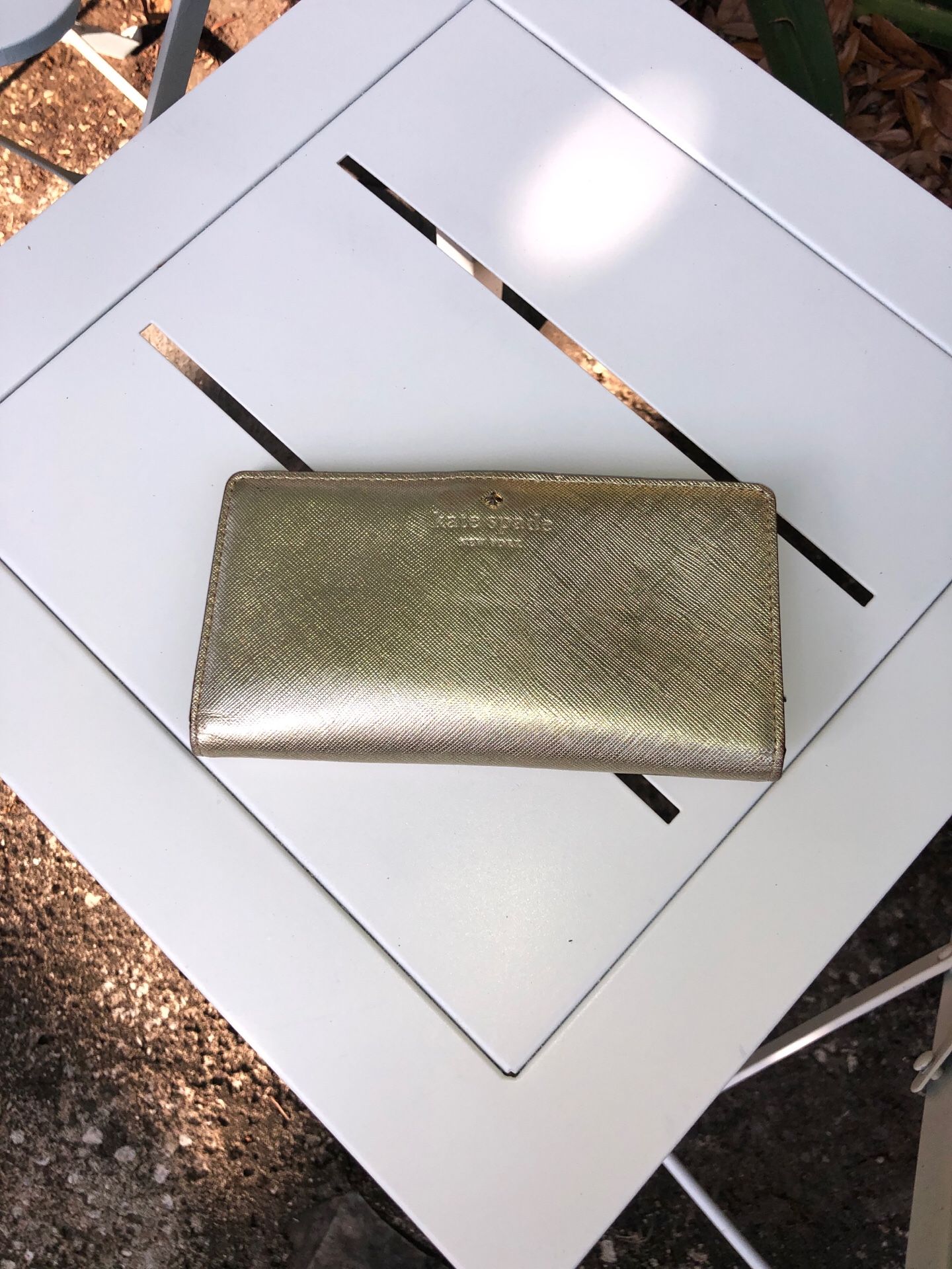 Gold Kate Spade Wallet