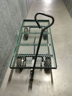 Carrito de metal para mover cosas